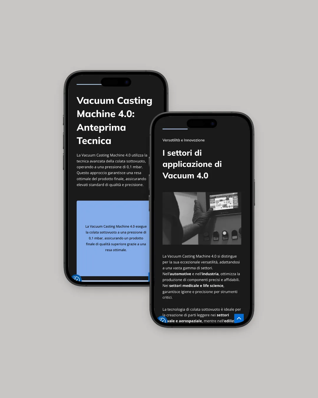 Sito web Vacuum Casting Machine