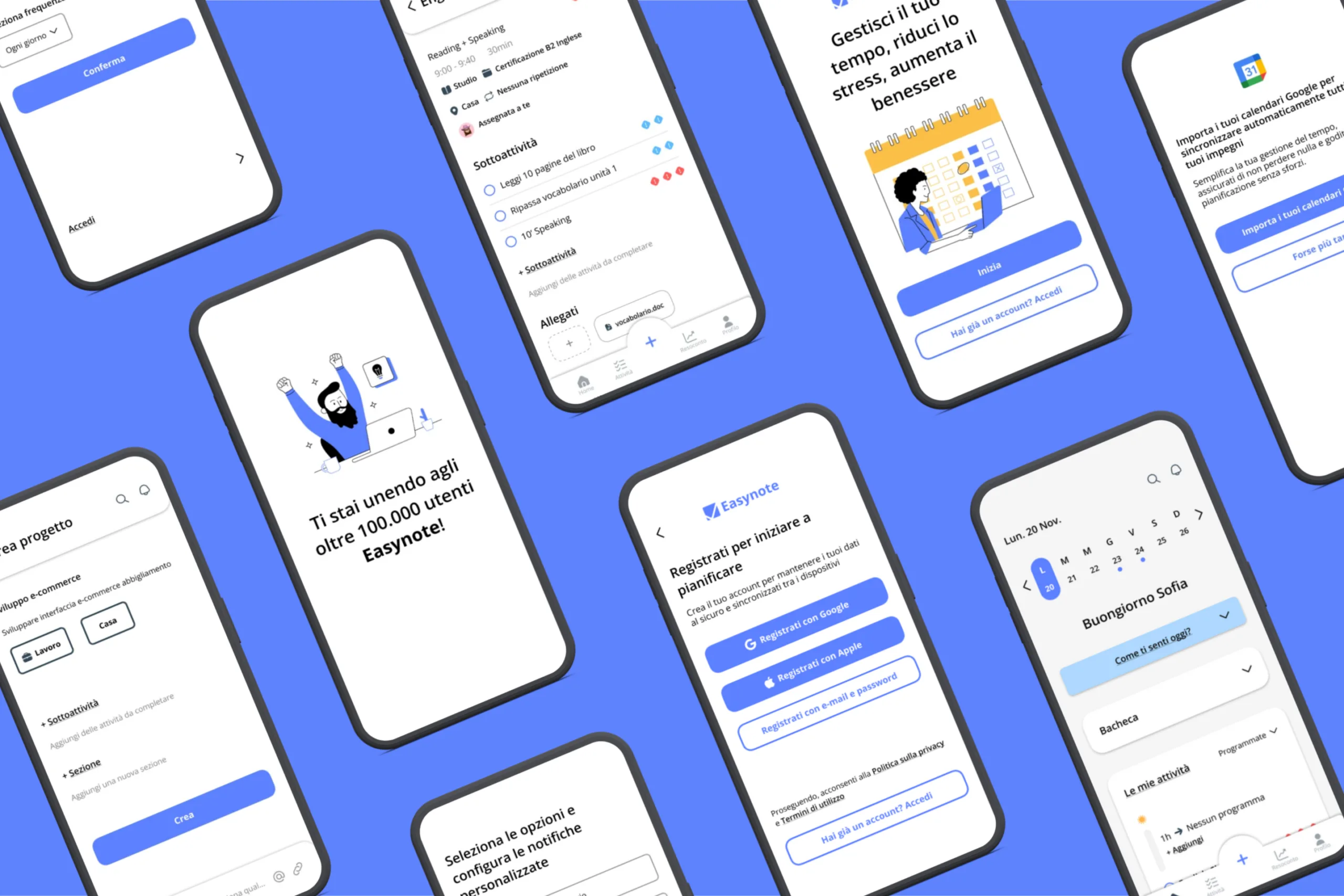 UX/UI project Easynote