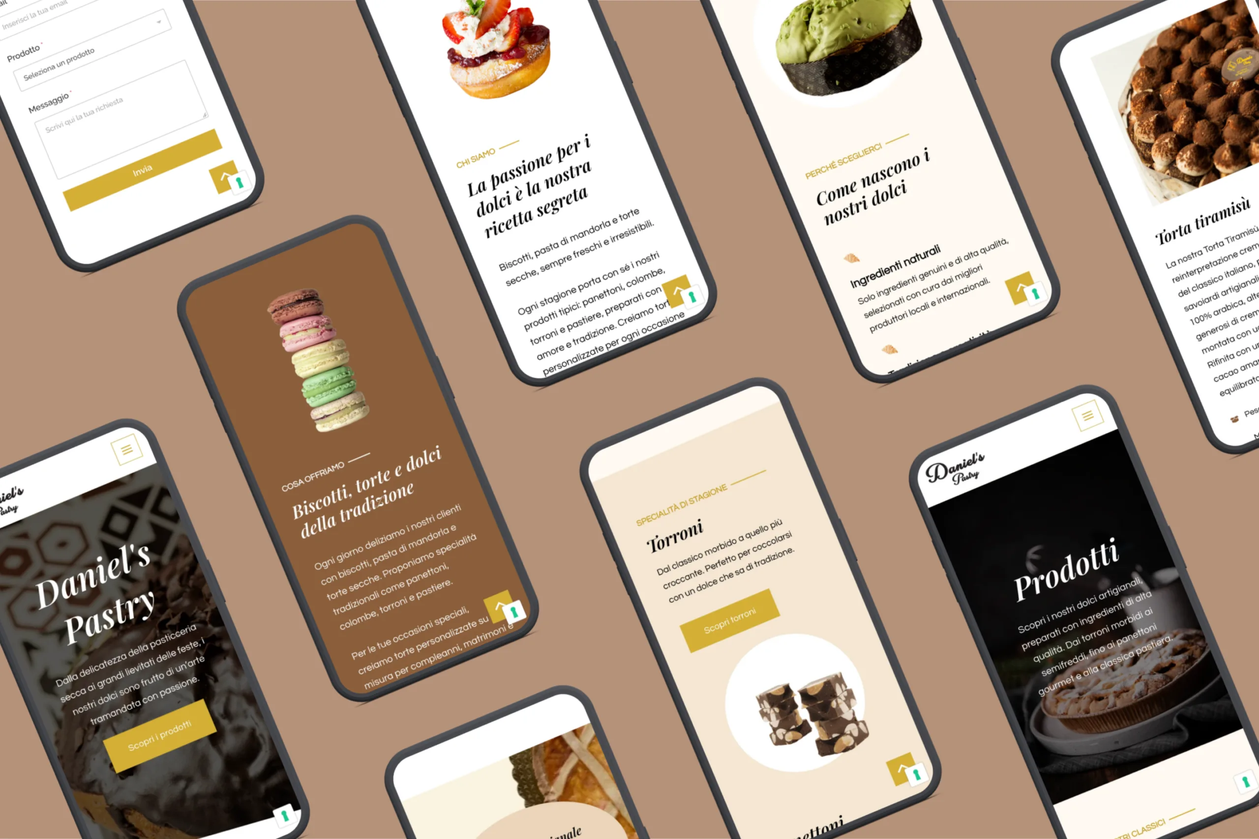 Sito web Daniel’s Pastry